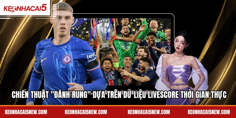 Chiến thuật "đánh rung" dựa trên dữ liệu Livescore thời gian thực